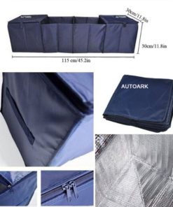 Autoark Ak-009 Navy Blue Foldable Multi Compartment Fabric Car Truck Van Suv .. 7 182280711314 2