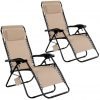 Goplus 2Pc Zero Gravity Chairs Lounge Patio Folding Recliner Outdoor Yard Bea.. - $14.95