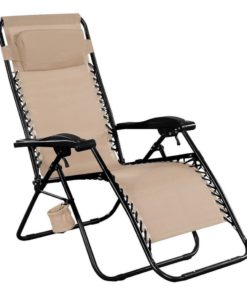 Alternative view of Goplus 2Pc Zero Gravity Chairs Lounge Patio Folding Recliner Outdoor Yard Bea..
