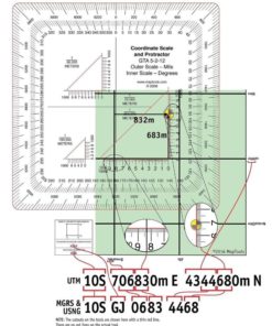 Military Style Utm/Mgrs Coordinate Scale 8 182280771344 3