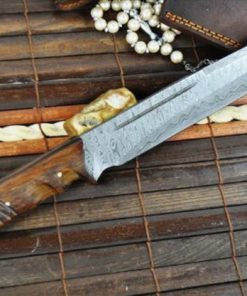 Hunting Knife - Damascus Steel - Handmade Knife - Work Of Art 10 182280786250 2