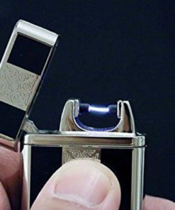 Alternative view of Bolt Lighter Usb Rechargeable Windproof Electric Plasma Arc Lighter Set With ..