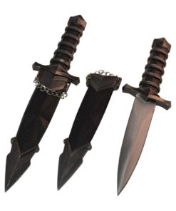 2X Lot Of 2 Rogue River Tactical 11" Double Edged Medieval Knight Deadly Dark.. 11 182280786756 2