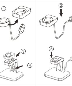 Apple Watch Stand Poweradd Apple Watch Charge Stand & Apple Watch Magnetic Ch.. 12 182280787821 5