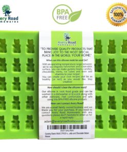 New Premium Gummy Bear Mold - 2 Pack - Bonus Dropper - 100 Bears On Trays + R.. 8 182280787948 1