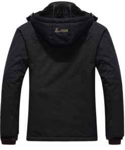 Wantdo Men's Waterproof Mountain Jacket Fleece Windproof Ski Jacket Black S 9 182280788911 2
