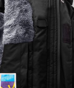 Wantdo Men's Waterproof Mountain Jacket Fleece Windproof Ski Jacket Black S 11 182280788911 4