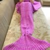Mermaid Tail Blanket Handmade Crochet All Seasons Warm Soft Living Room Sleep.. 4 182280788920 0