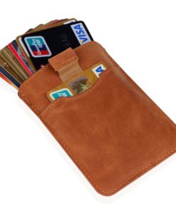 Rfid Blocking Wallet Marge Plus Slim Genuine Leather Card Holder Sleeve Walle.. 10 182280793952 3