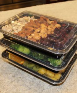 Kaademu Reusable Single Compartment With Clear Lid 28 Oz. (Set Of 10) 12 182280794189 3