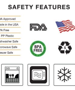 Kaademu Reusable Single Compartment With Clear Lid 28 Oz. (Set Of 10) 17 182280794189 8