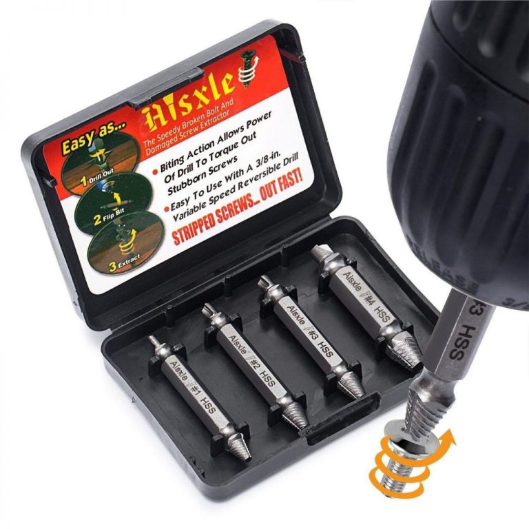 Damaged Screw Remover Set - Extractor Set By Aisxle - Easily Remove Stripped ..