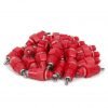25 Automatic Chicken Water Nipple Drinker Feeders Poultry Hen Screw Style Red