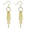 Unique Long Linear Tassel Drop Dangle Earrings For Womens Girls Gold Plated F.. 18 182280796665 0