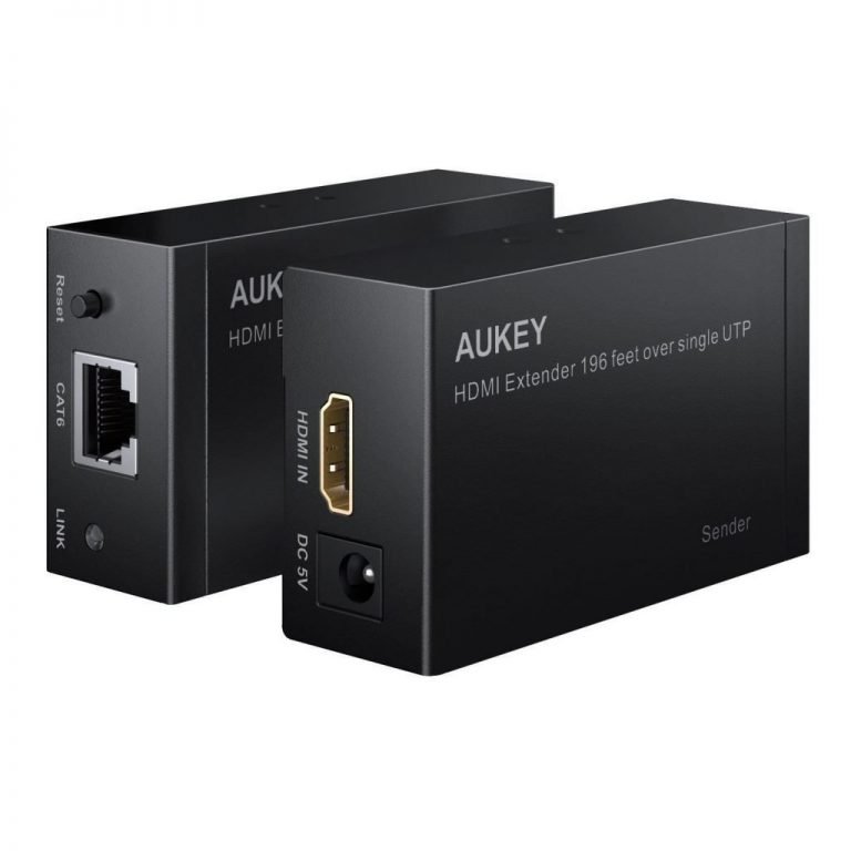 Aukey Hdmi Extender Transmission Up To 196Ft Supports 3D & Hd 1080P