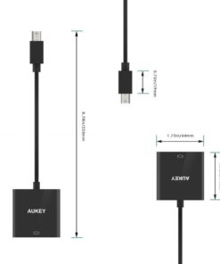 Alternative view of Aukey Thunderbolt To Hdmi Adapter 1080P For Macbook Air/ Pro Mac Mini/ Pro Im..