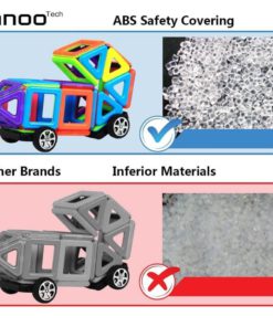 Magnetic Building Blocks | 76 Pieces | Let Your Kid Learn Colors And Shapes T.. 9 182280803460 2