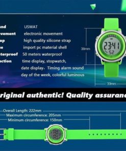 Uswat Children Digital Watch Outdoor Sports Watches Boy Kids Girls Led Alarm .. 10 182280803942 3