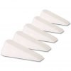Door Stopper Wedge 5 Pack - Premium Quality Nonslip Flexible White Rubber Doo.. 4 182280804659 0