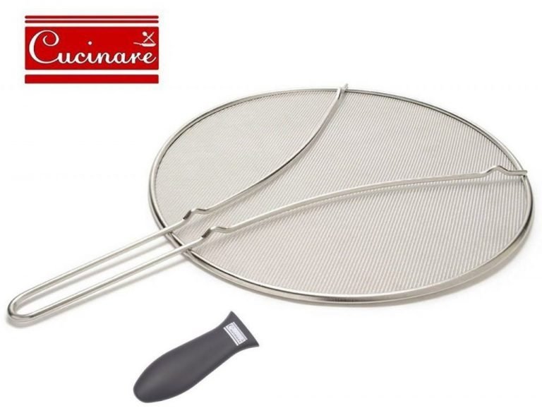 Cucinare Splatter Screen Guard With Double Thick Mesh For Cooking Stainless S..