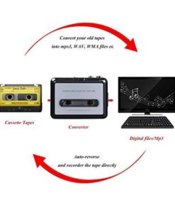 Agptek Usb Portable Cassette To Mp3 Converter Tape-To-Mp3 Player With Headpho.. 12 182280805403 5