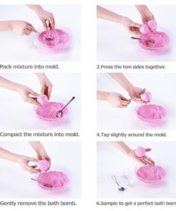 Fiery Youth Diy Clear Plastic Bath Bomb Mold With 3 Size 15 Set 30 Pieces Cl.. 9 182280809287 2