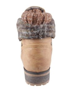 Refresh Wynne-01 Women's Combat Style Lace Up Ankle Bootie Tan 10 B(M) Us 10 182280809726 4