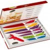 Stainless Steel Elite 8 Piece Kitchen Knife Gift Set - Premium Gift Box - For.. 12 182280810825 0