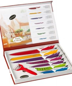 Alternative view of Stainless Steel Elite 8 Piece Kitchen Knife Gift Set - Premium Gift Box - For..