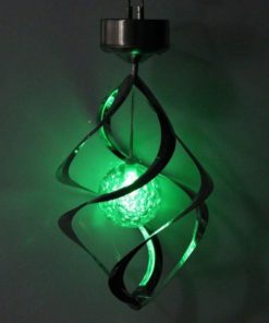 Agptek Solar Power Wind Chime Moving Rotating Led Light Hanging Lamp 14 182280810917 5