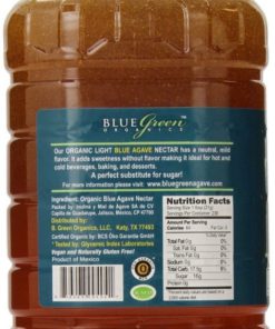 Blue Green Agave Organic Nectar Raw Blue 176 Ounce - $46.95