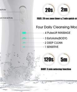 Electric Vibrating Sonic Face And Body Cleansing Brush Waterproof Skin Exfoli.. 12 182280813880 3