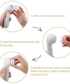 Electric Vibrating Sonic Face And Body Cleansing Brush Waterproof Skin Exfoli.. 14 182280813880 5