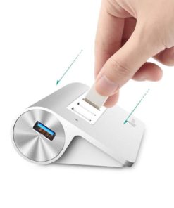 Aukey Usb Hub 4 Port Aluminium Built For Imac Macbook/ Pro/ Air Mac Mini And .. 9 182280814572 2