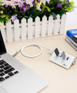 Aukey Usb Hub 4 Port Aluminium Built For Imac Macbook/ Pro/ Air Mac Mini And .. 11 182280814572 4