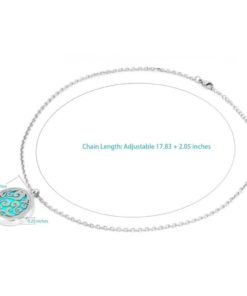 Gertong Hypo-Allergenic Stainless Steel Aroma Essential Oil Diffuser Necklace.. 9 182280814712 3