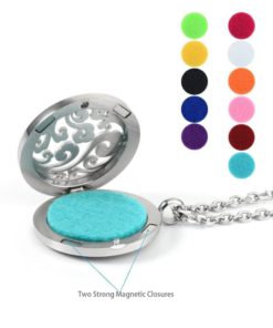 Gertong Hypo-Allergenic Stainless Steel Aroma Essential Oil Diffuser Necklace.. 10 182280814712 4