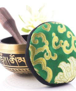 Silent Mind ~ Tibetan Singing Bowl Set ~ Om Mani Padme Hum ~ With Mallet & Si.. 8 182280815587 2