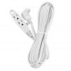 Aurum Cables 15-Feet 3 Outlet Extension Cord 16Awg Indoor/Outdoor Use White -.. 15 182280817484 0
