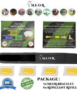 Alternative view of Mosquito Repellent Bracelet By Neor - All Natural Insect Repeller With 4 Orga..