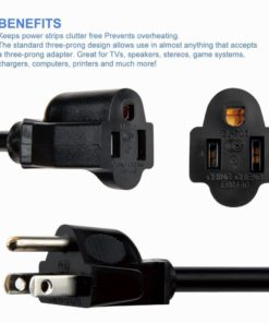 Etekcity 10 Pack Power Extension Cord 16Awg-13A Ul Listed 2015 Upgraded Versi.. 10 182280818992 2