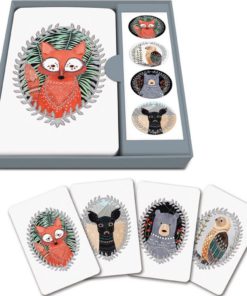Studio Oh! Notecard Set Woodland Creatures Box Of 12