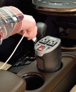 Tripp Lite 200W Car Power Inverter With 2 Outlets & 2 Usb Charging Ports Cup .. 7 182280820158 1