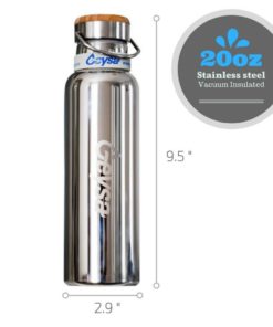 Geysa Vacuum Insulated Stainless Steel Water Bottle 20Oz Double Walled Constr.. 13 182280821305 6