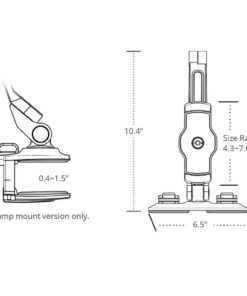 Pur - Universal Ipad Mount / Ipad Holder / Ipad Stand (Black) 12 182280821322 5
