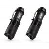 Aukvi 2Pcs Brightest Mini Flashlight Torch300 Lumen Led 3 Mode Tactical Flash.. 3 182280821819 0