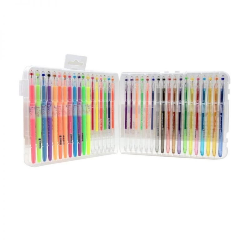 36 Diamond Gel Color Pens For Adult Coloring Books Writing School Project Rea..