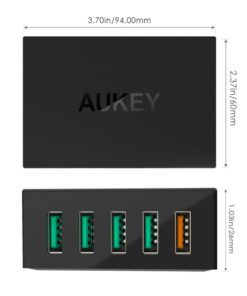 Aukey Usb Charger With Quick Charge 3.0 Port & 4 Usb Ports For Samsung Galaxy.. 13 182280823553 5