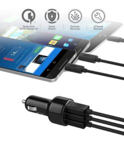 Aukey Car Charger With Quick Charge 3.0 & 3 Usb Ports For Lg G5 Samsung Galax.. 11 182280824726 2