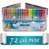 June Gold 72 Gel Pens Adult & Child Friendly Colors Include (12) Neon (28) Gl.. 2 182280824771 0